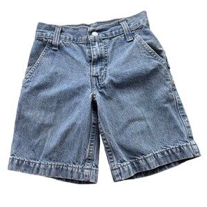 Vintage Levi's Red Tab Light Wash Carpenter Denim Jean Shorts 5